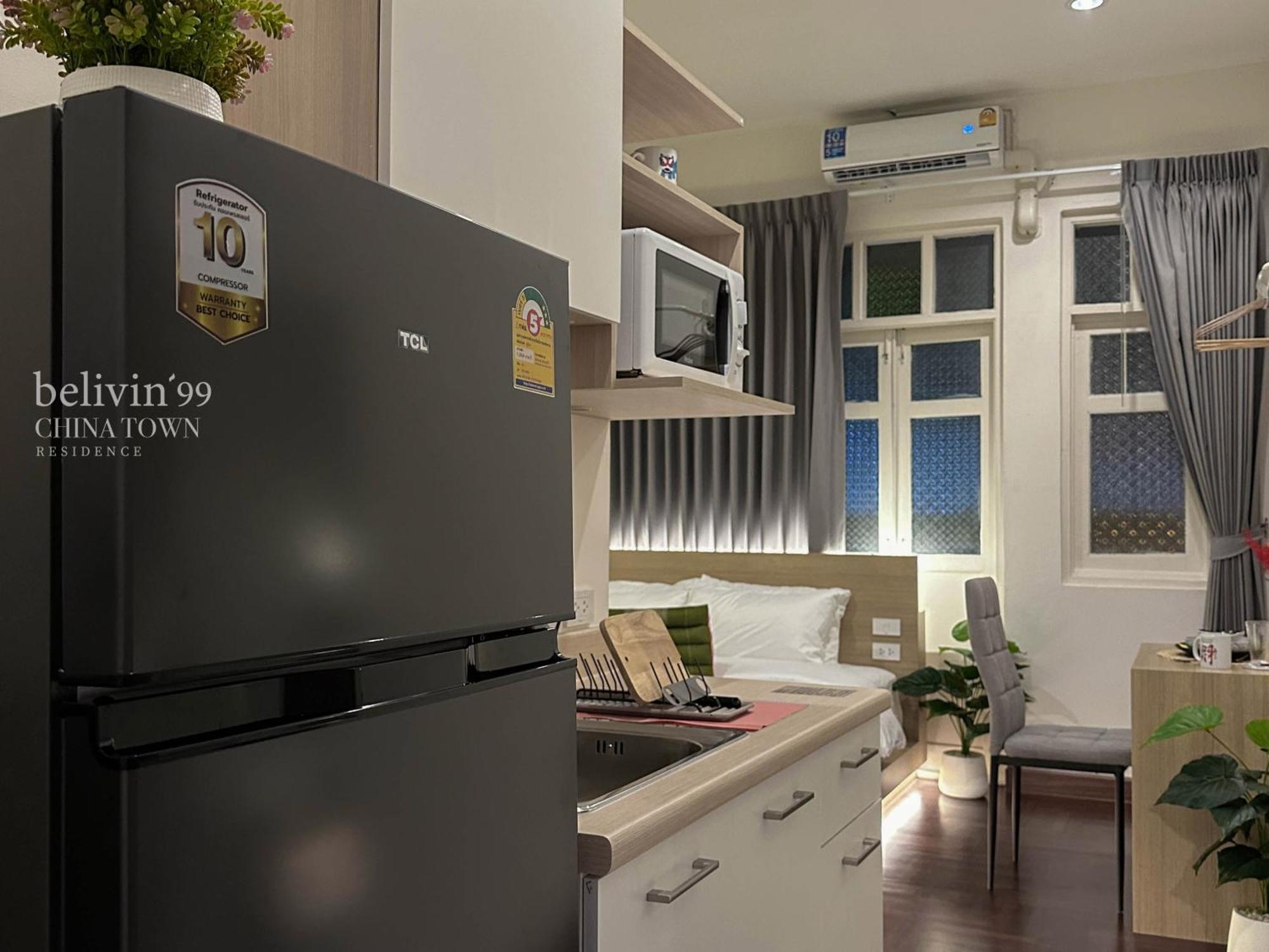 Belivin99 Residence Chinatown Bangkok Habitación foto